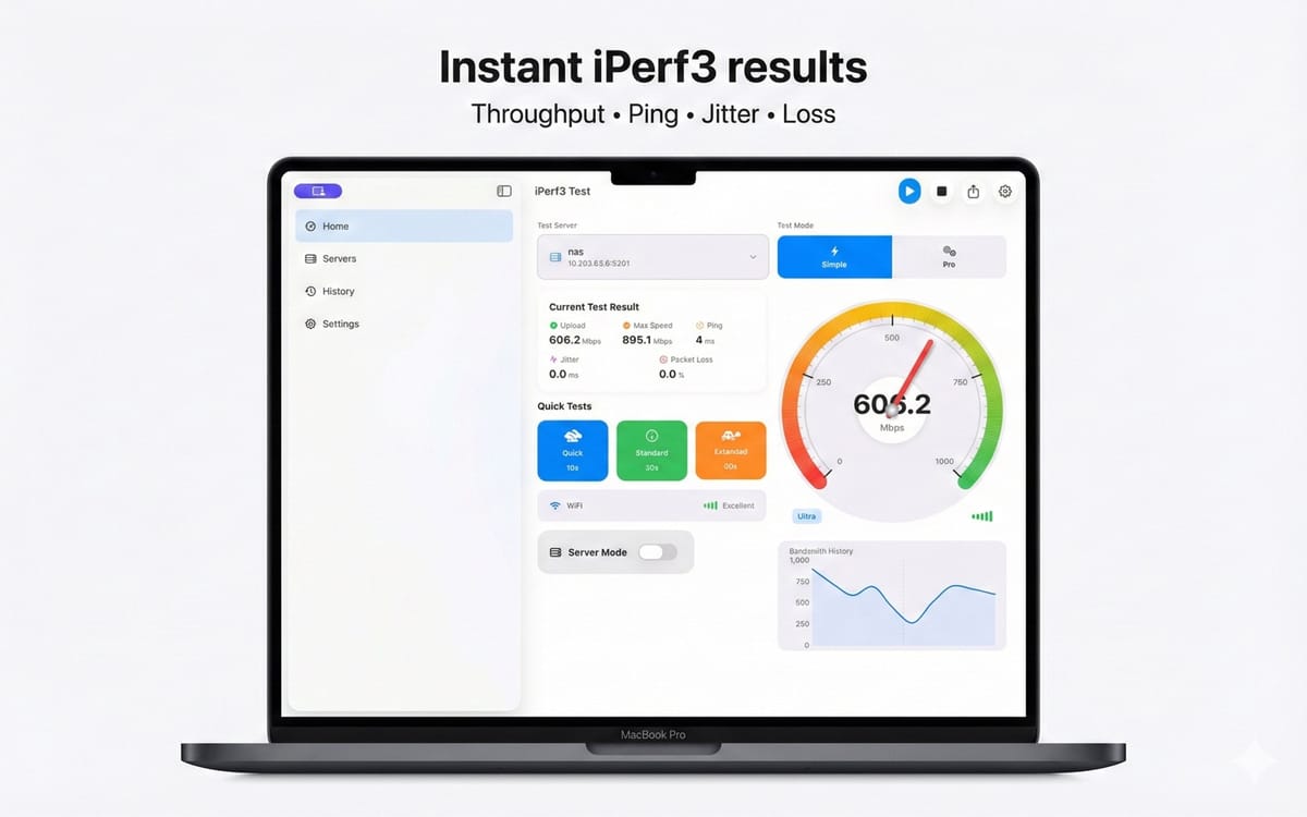 iPerf3 Mac